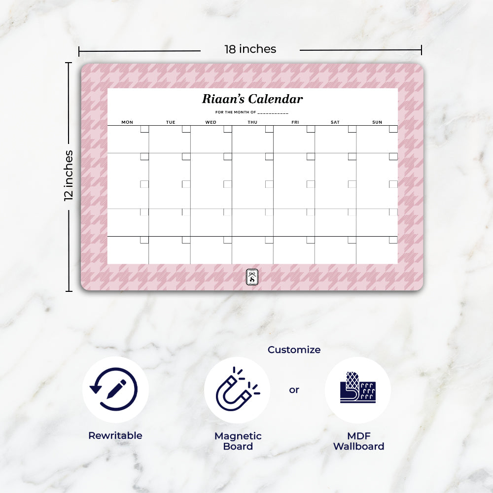 Houndstooth Calendar