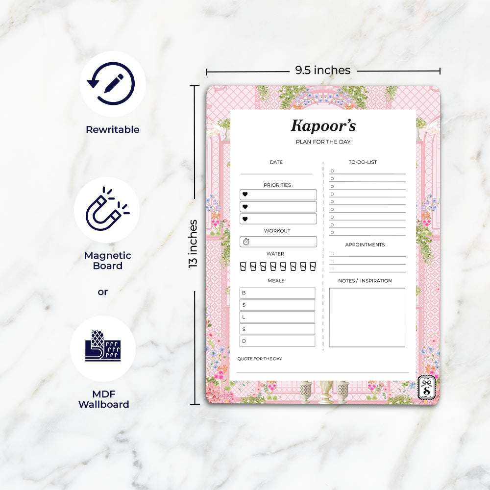 Secret Garden Daily Planner