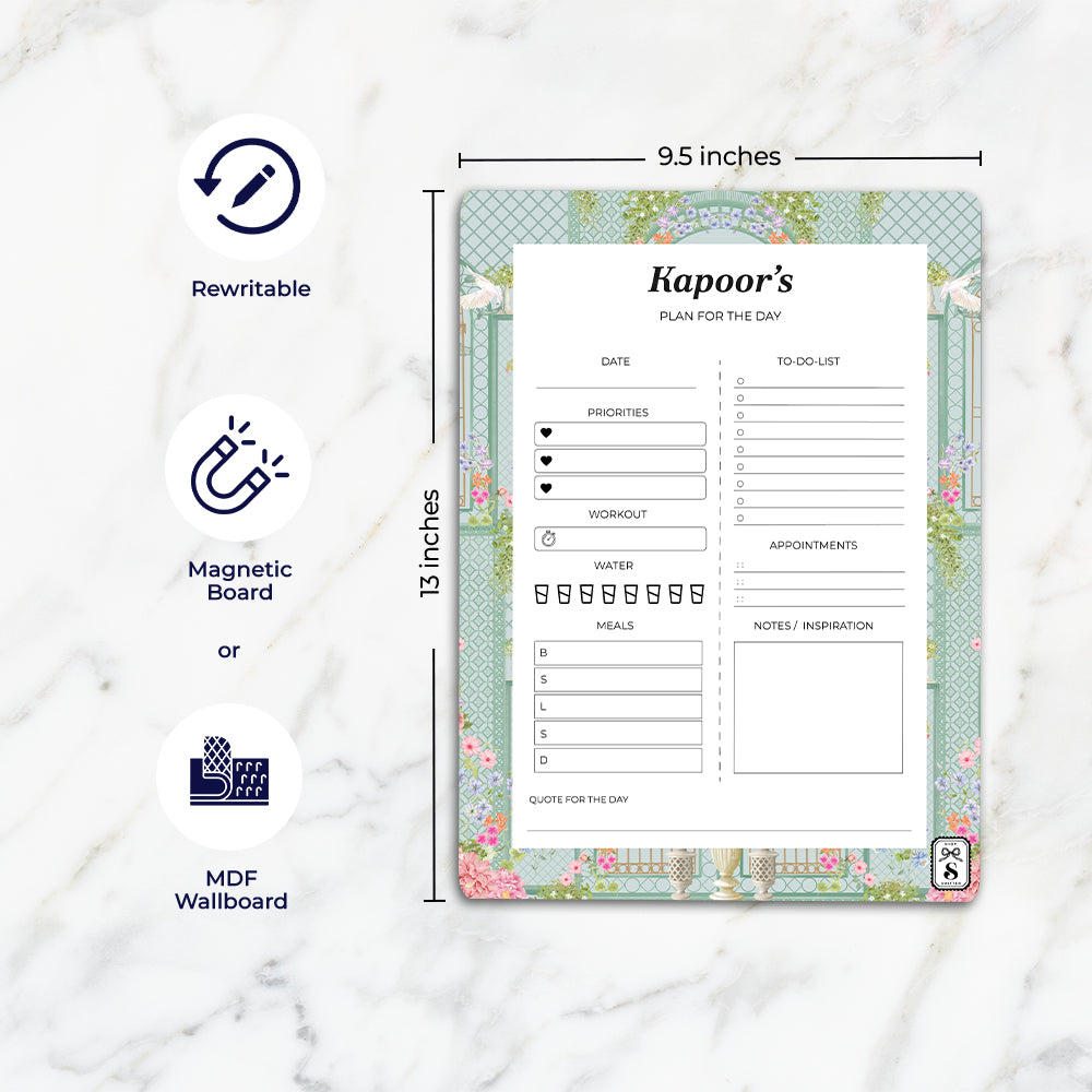Secret Garden Daily Planner