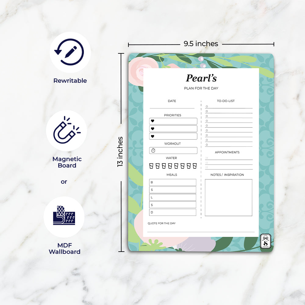 Royal Bloom Daily Planner