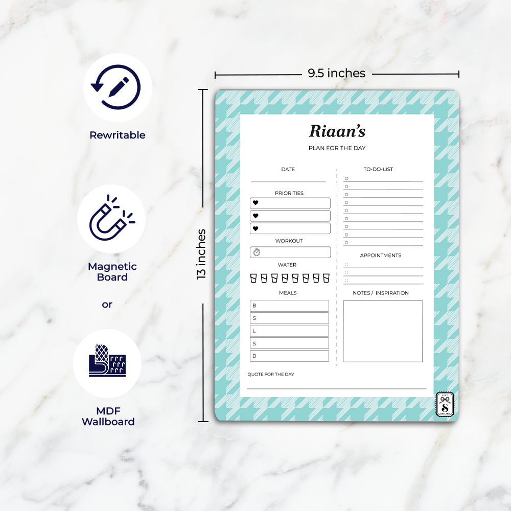 Houndstooth Daily Planner