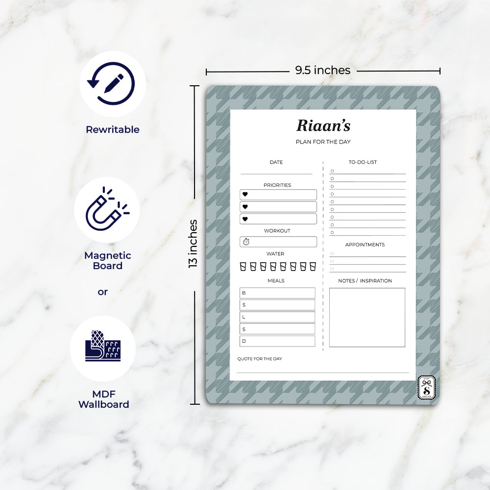 Houndstooth Daily Planner