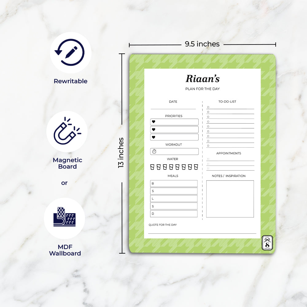 Houndstooth Daily Planner