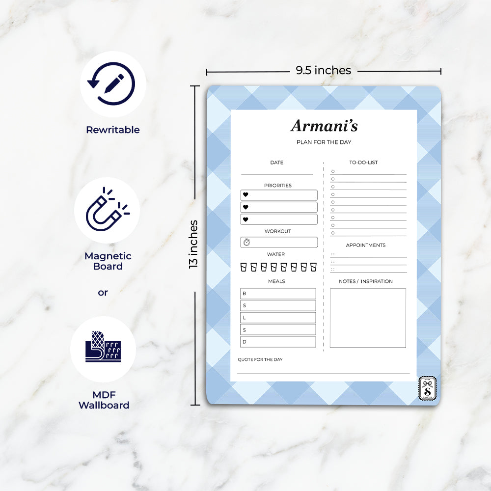 Gingham Daily Planner
