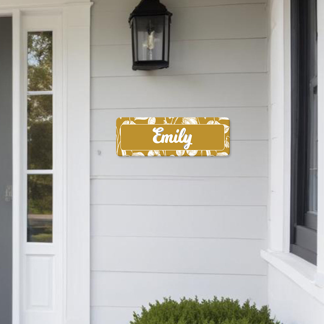 Ink Botanica Name Plate - Petite