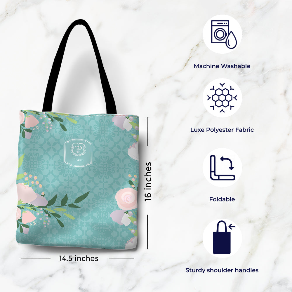 Royal Bloom Tote Bag