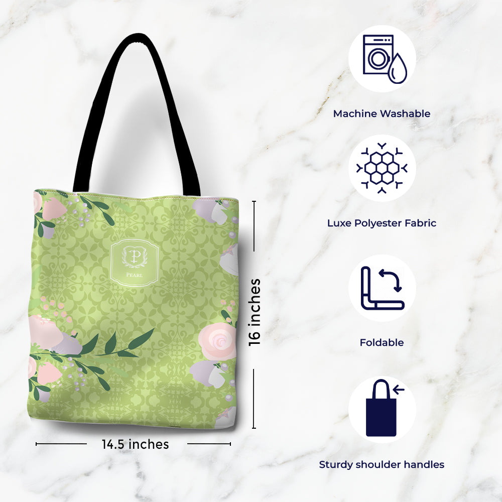 Royal Bloom Tote Bag