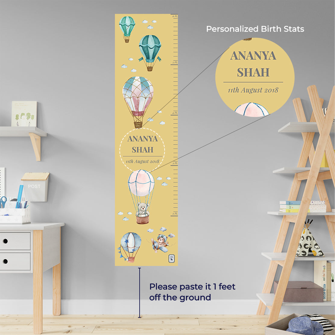 Infinite Sky Height Chart (kids)
