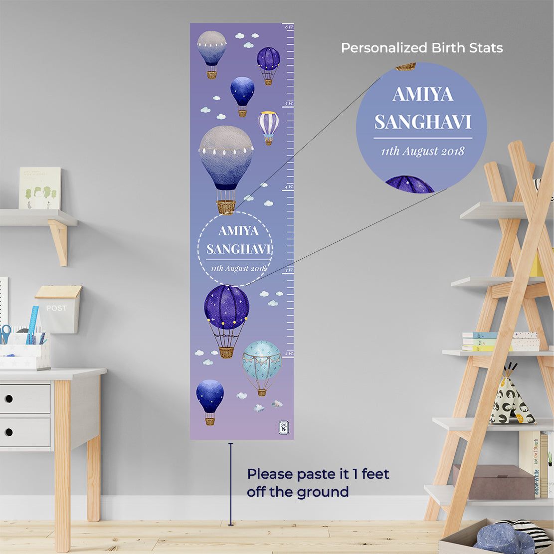 Night Flight Height Chart (kids)