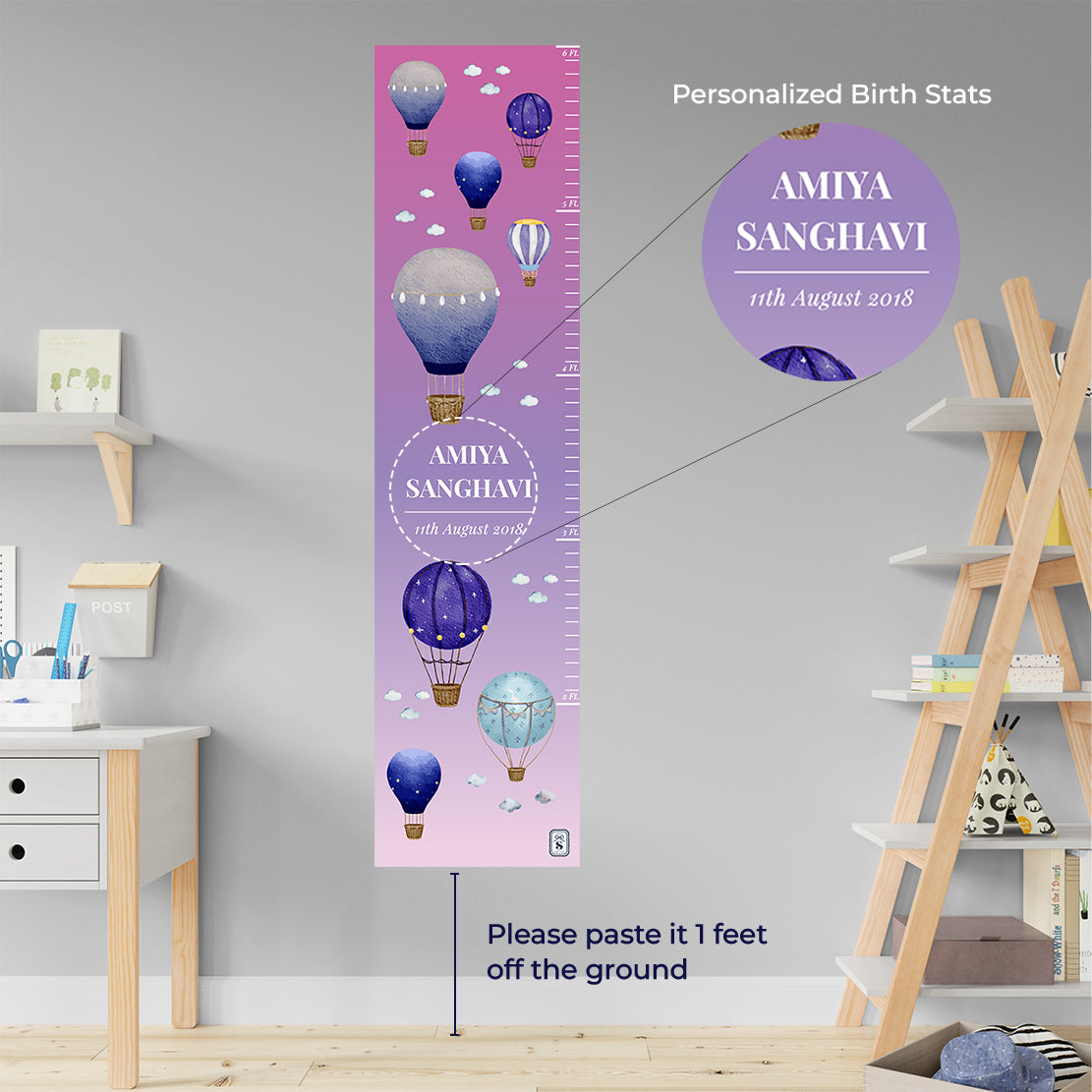 Night Flight Height Chart (kids)