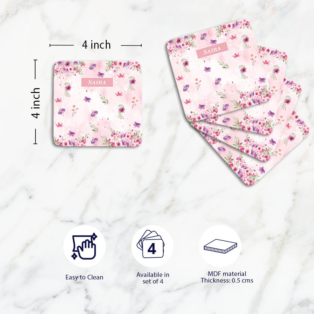 Floral Fiesta Coasters (kids)