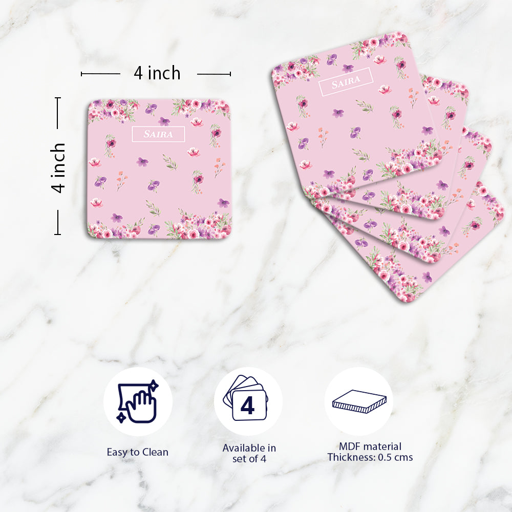 Floral Fiesta Coasters (kids)
