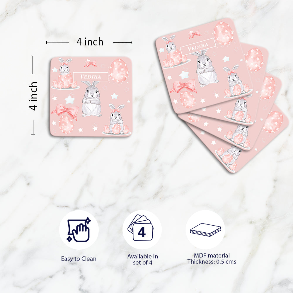 Easter Bunnies Coasters (kids)