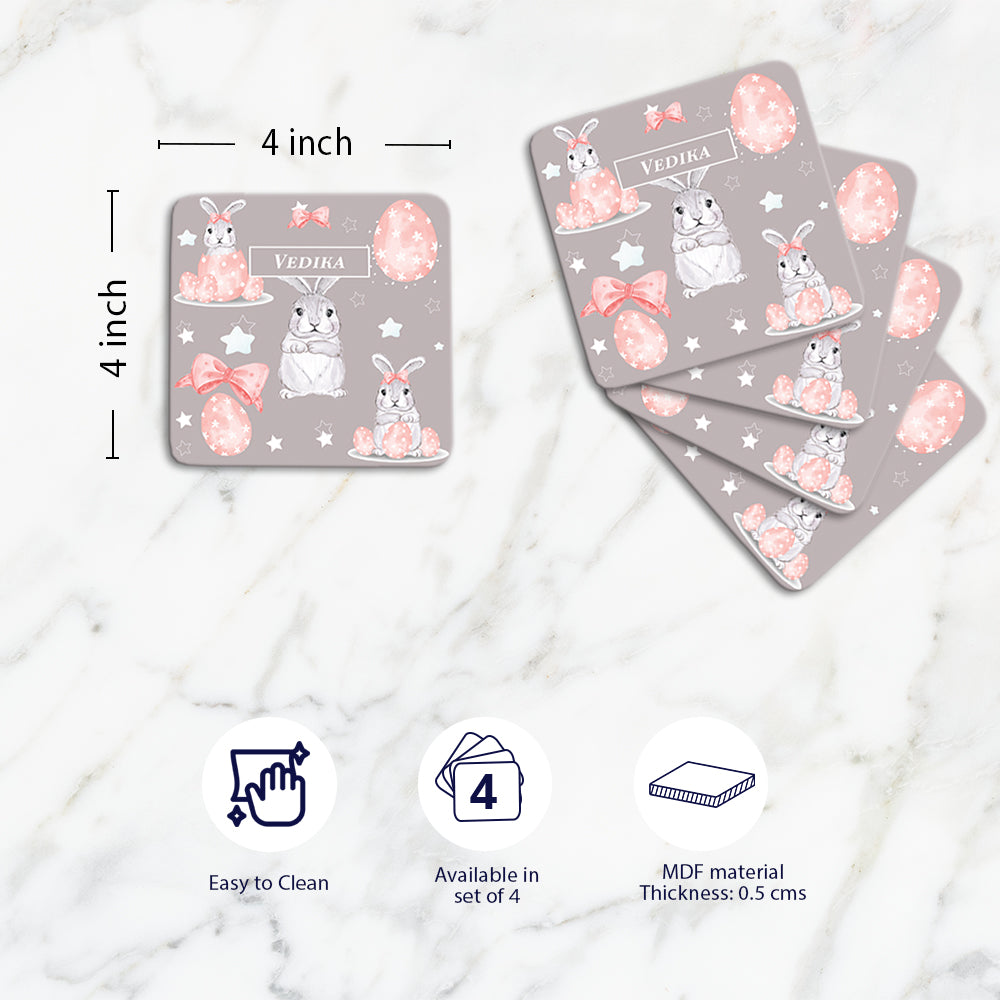 Easter Bunnies Coasters (kids)