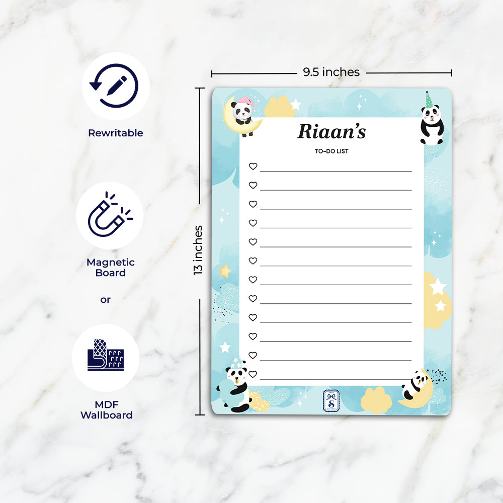 Lil Forest Friends Kids To-Do List