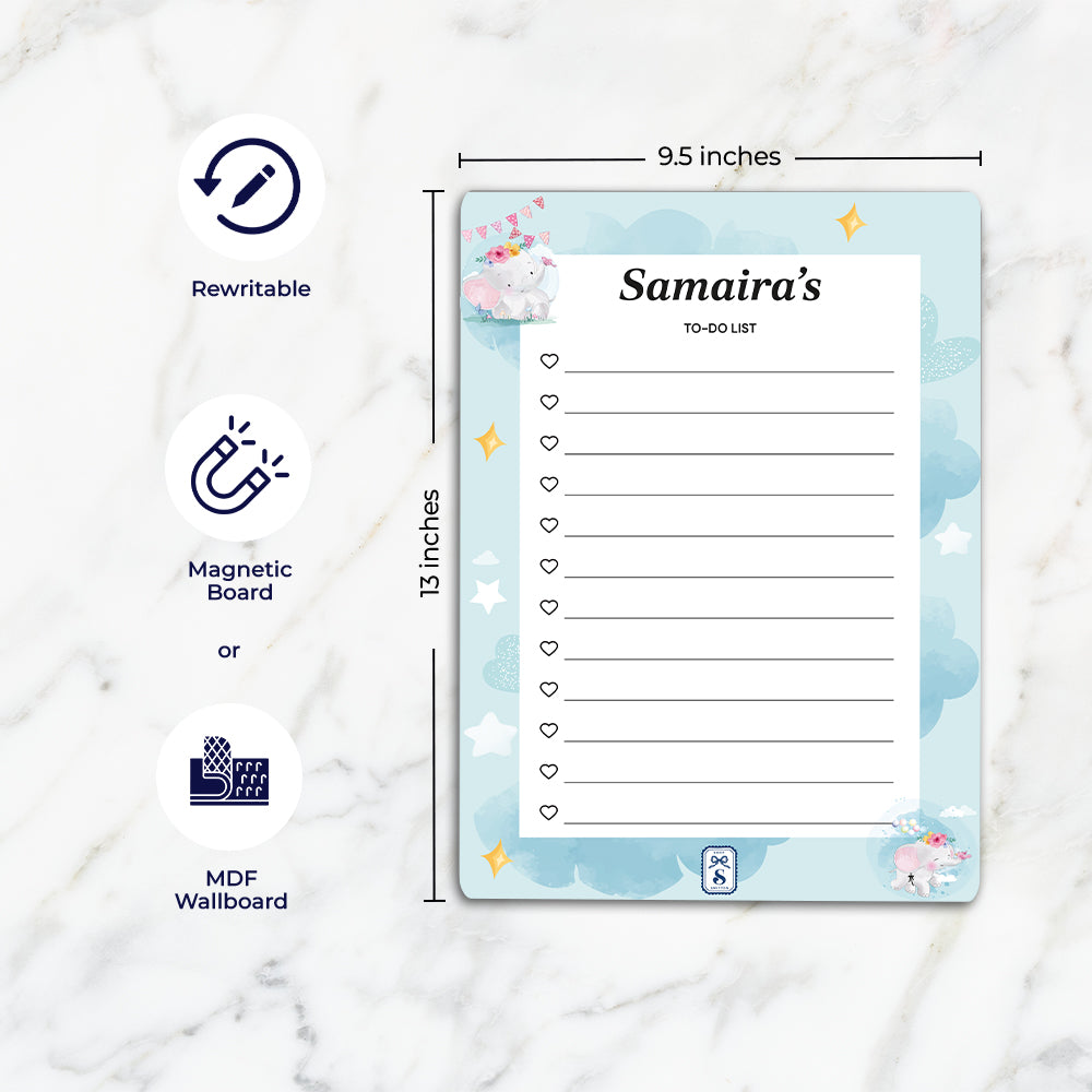 Lil Forest Friends Kids To-Do List