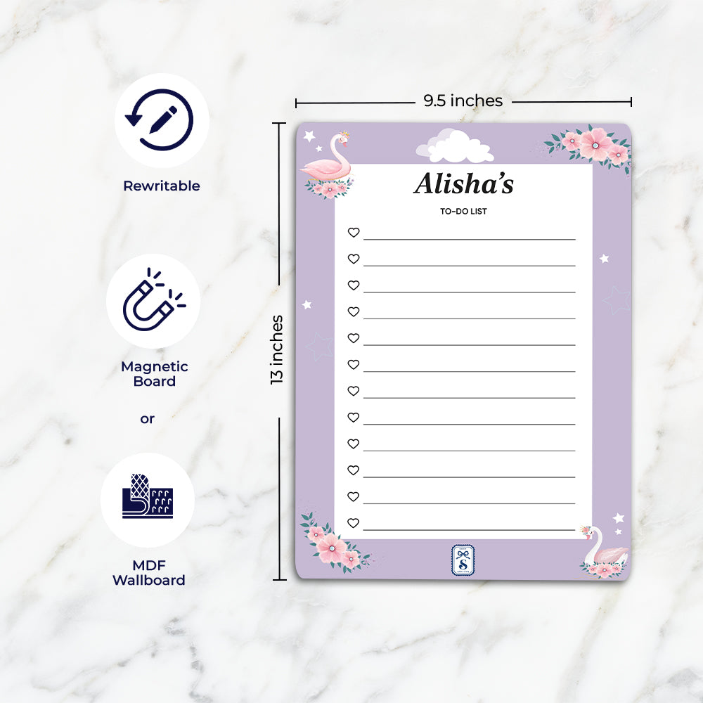 Swan Princess Kids To-Do List