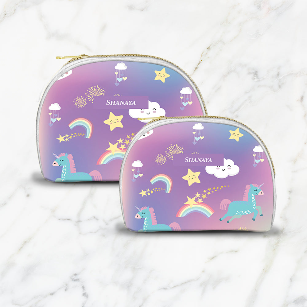 Unicorns & Rainbow Kids Pouch