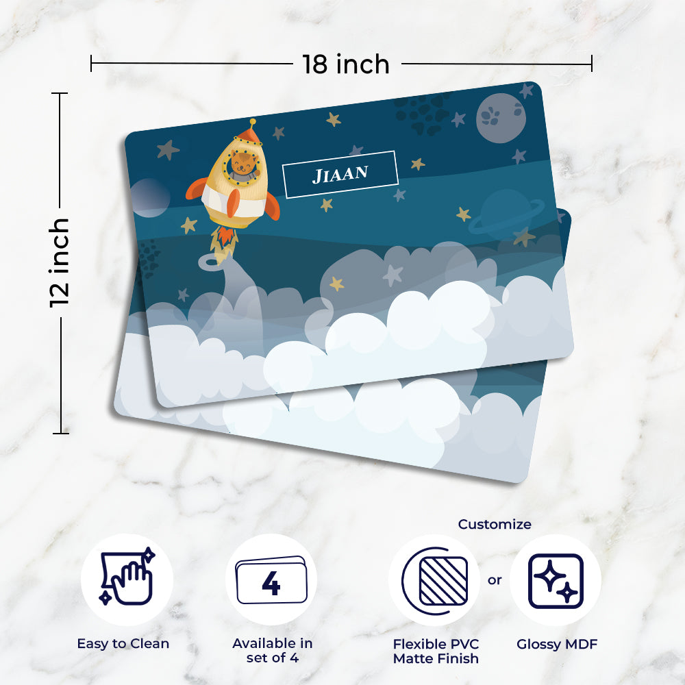 Rocket Bear Tableware Set (kids)