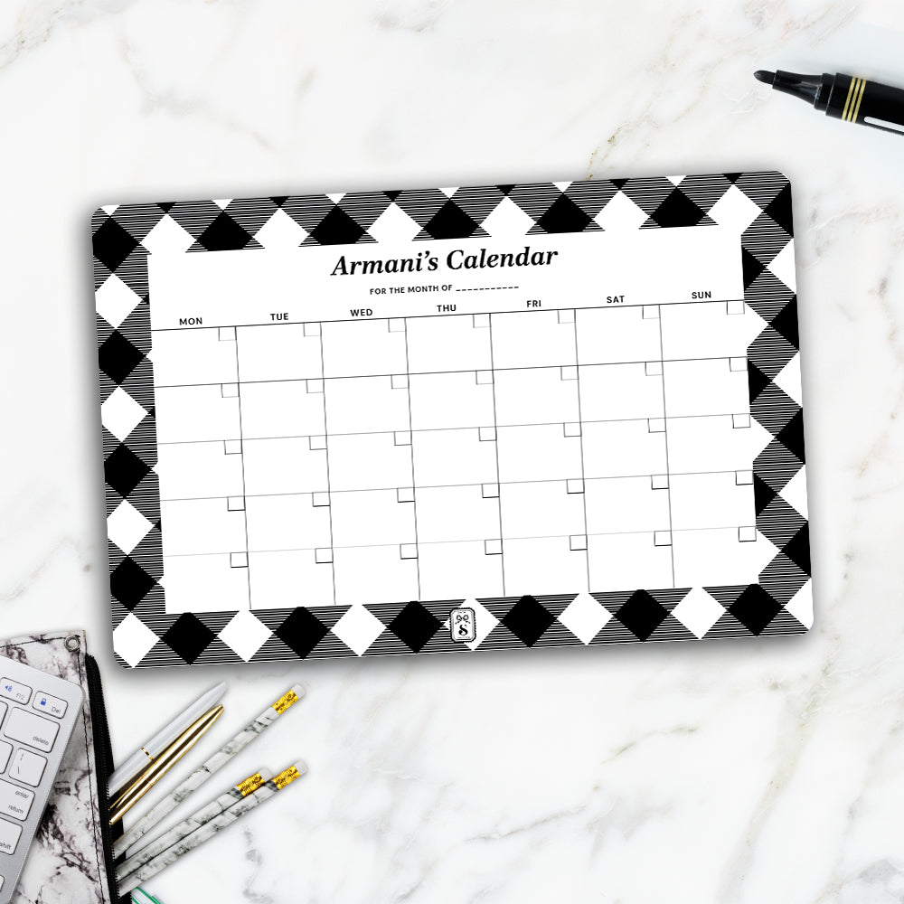 Gingham Calendar