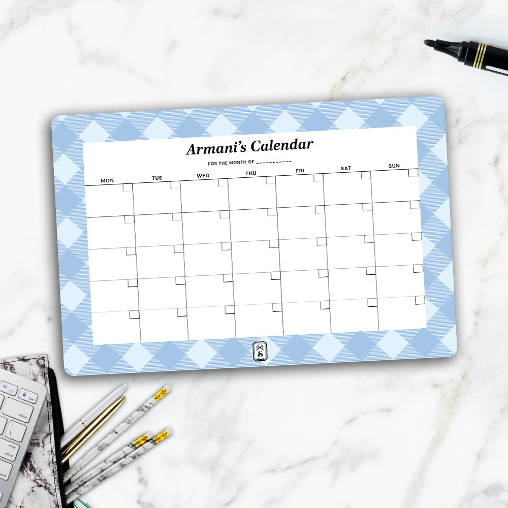 Gingham Calendar