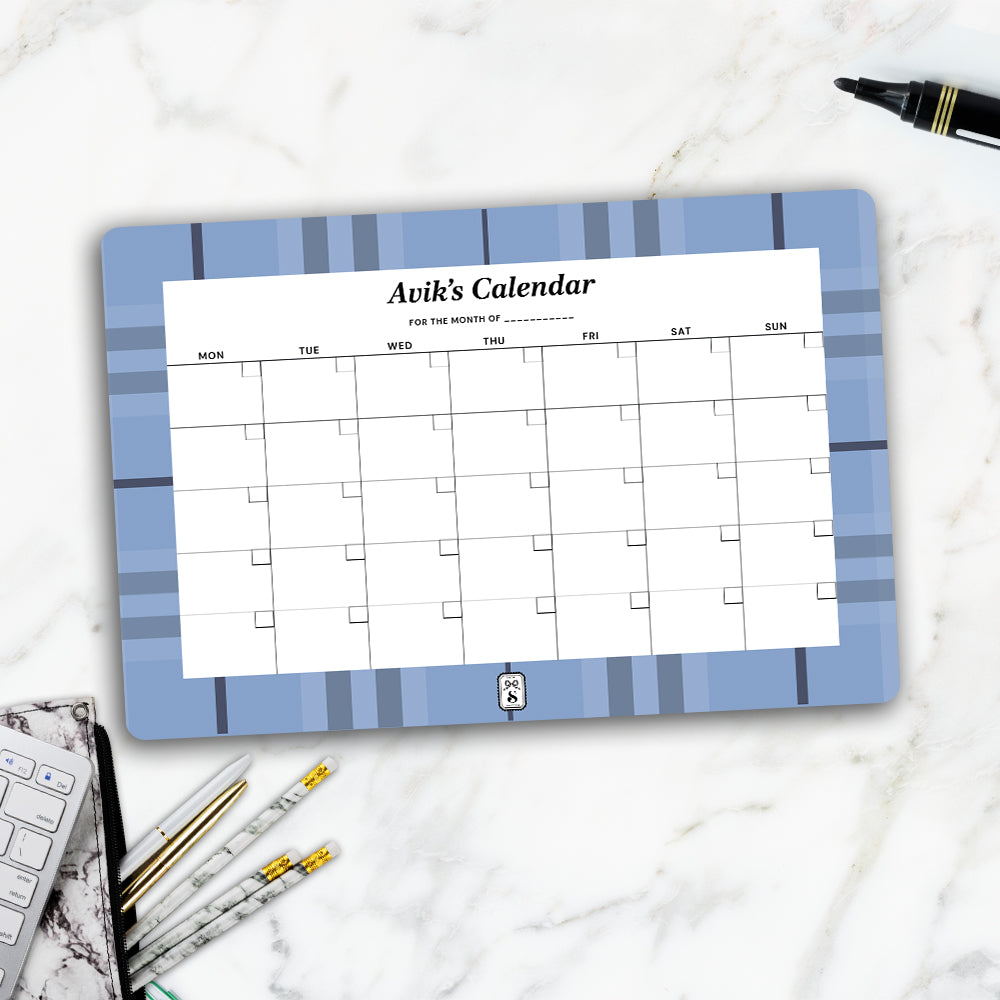 Plaid Calendar