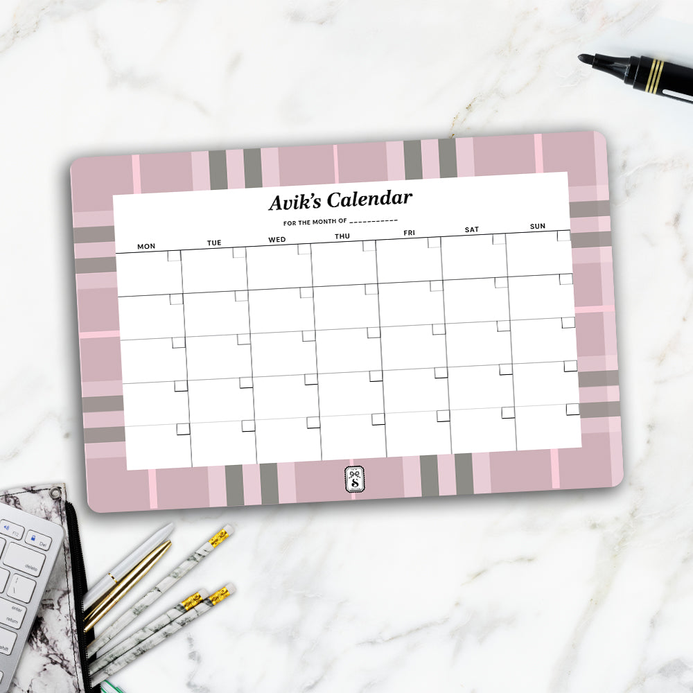 Plaid Calendar