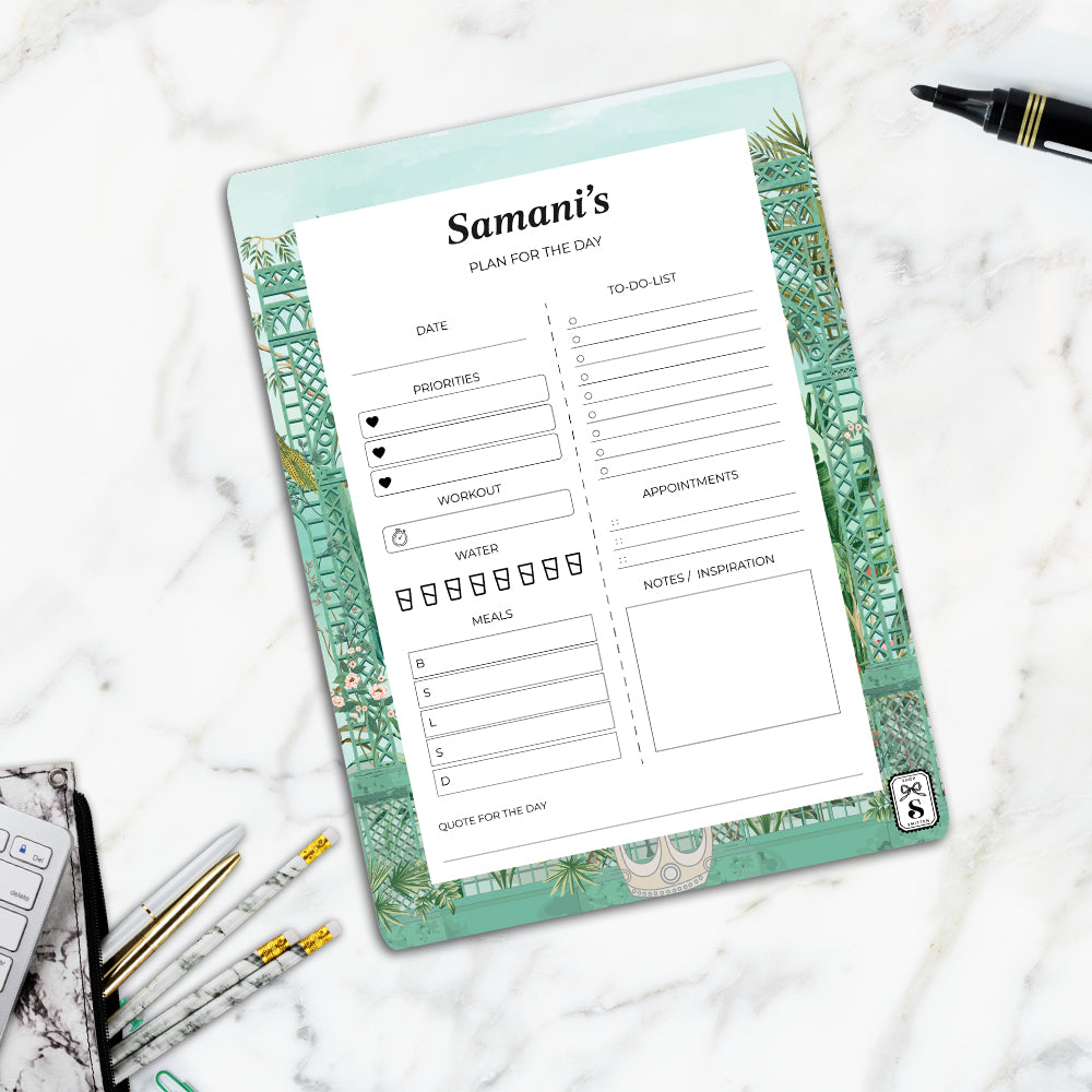 French Garden SerreFleurie Daily Planner