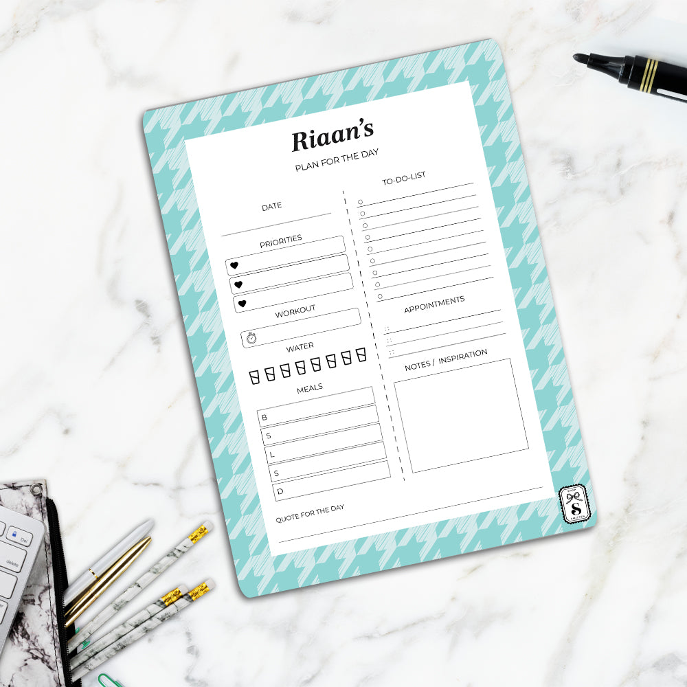 Houndstooth Daily Planner