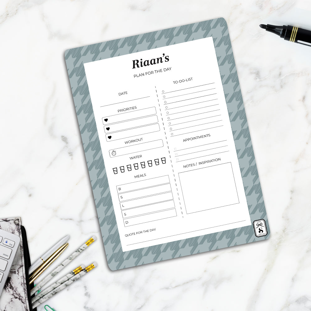 Houndstooth Daily Planner
