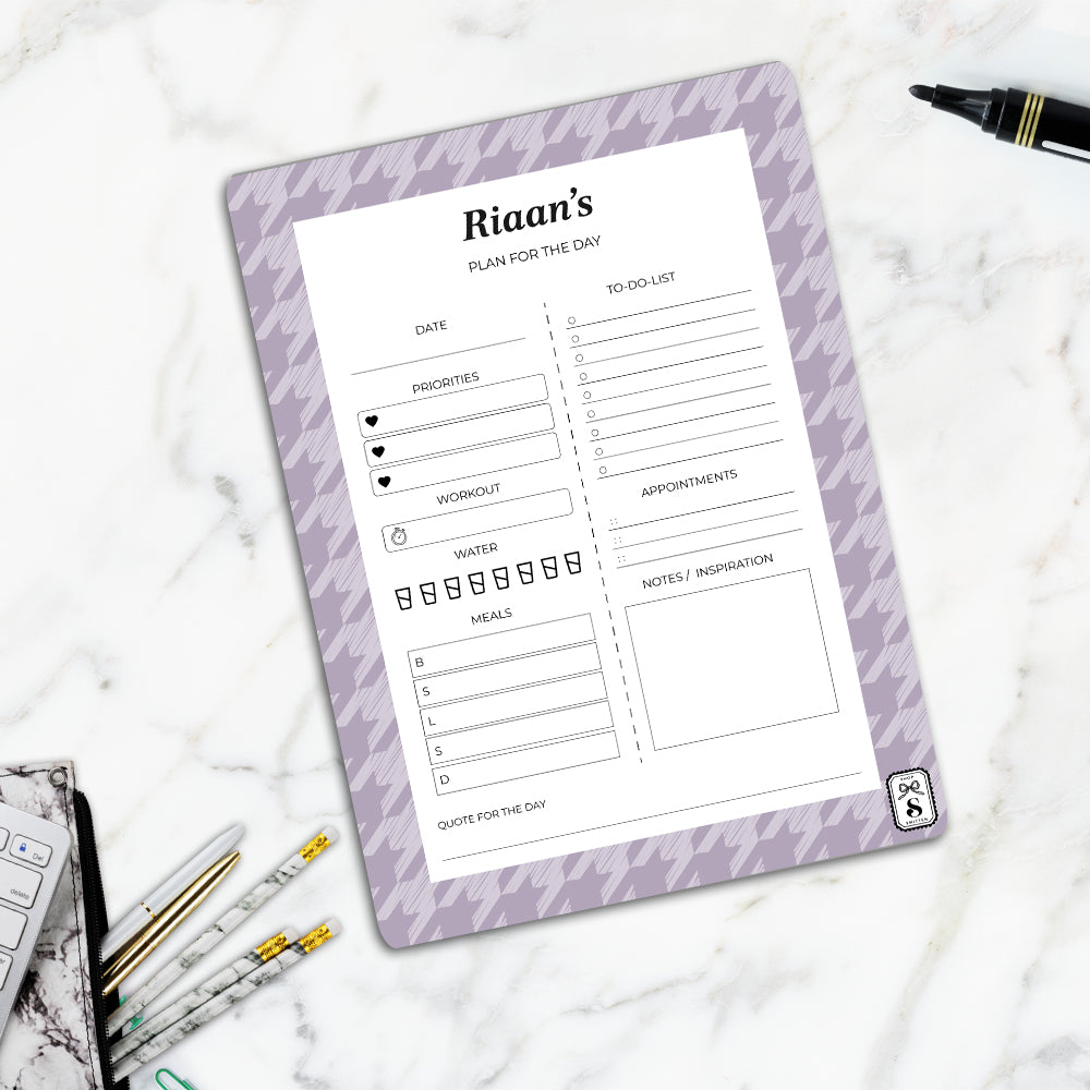 Houndstooth Daily Planner