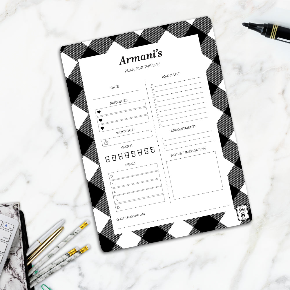 Gingham Daily Planner
