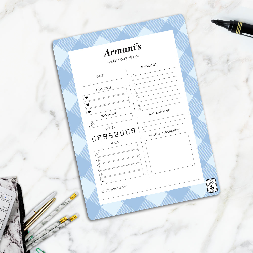 Gingham Daily Planner