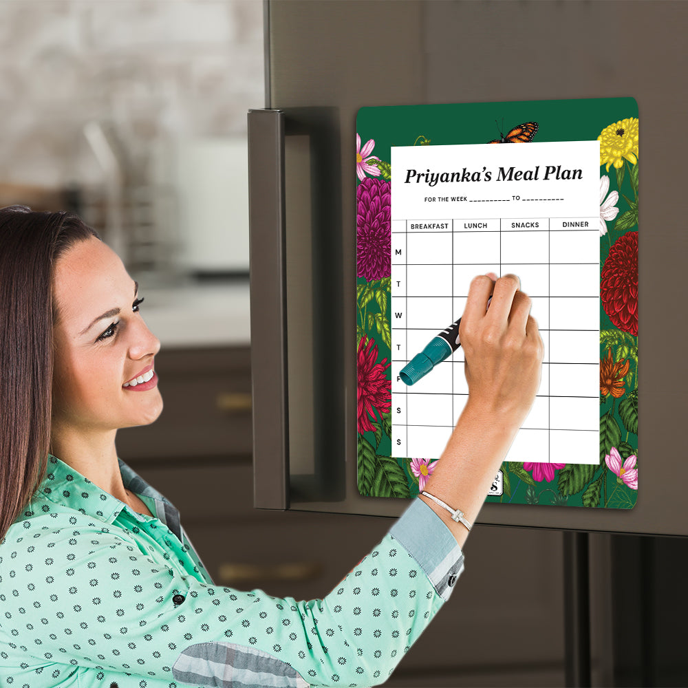 Floral Flutter Meal Planner