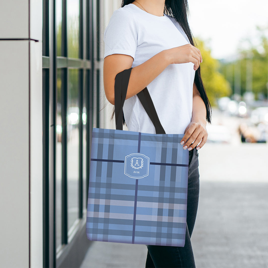 Plaid Tote Bag
