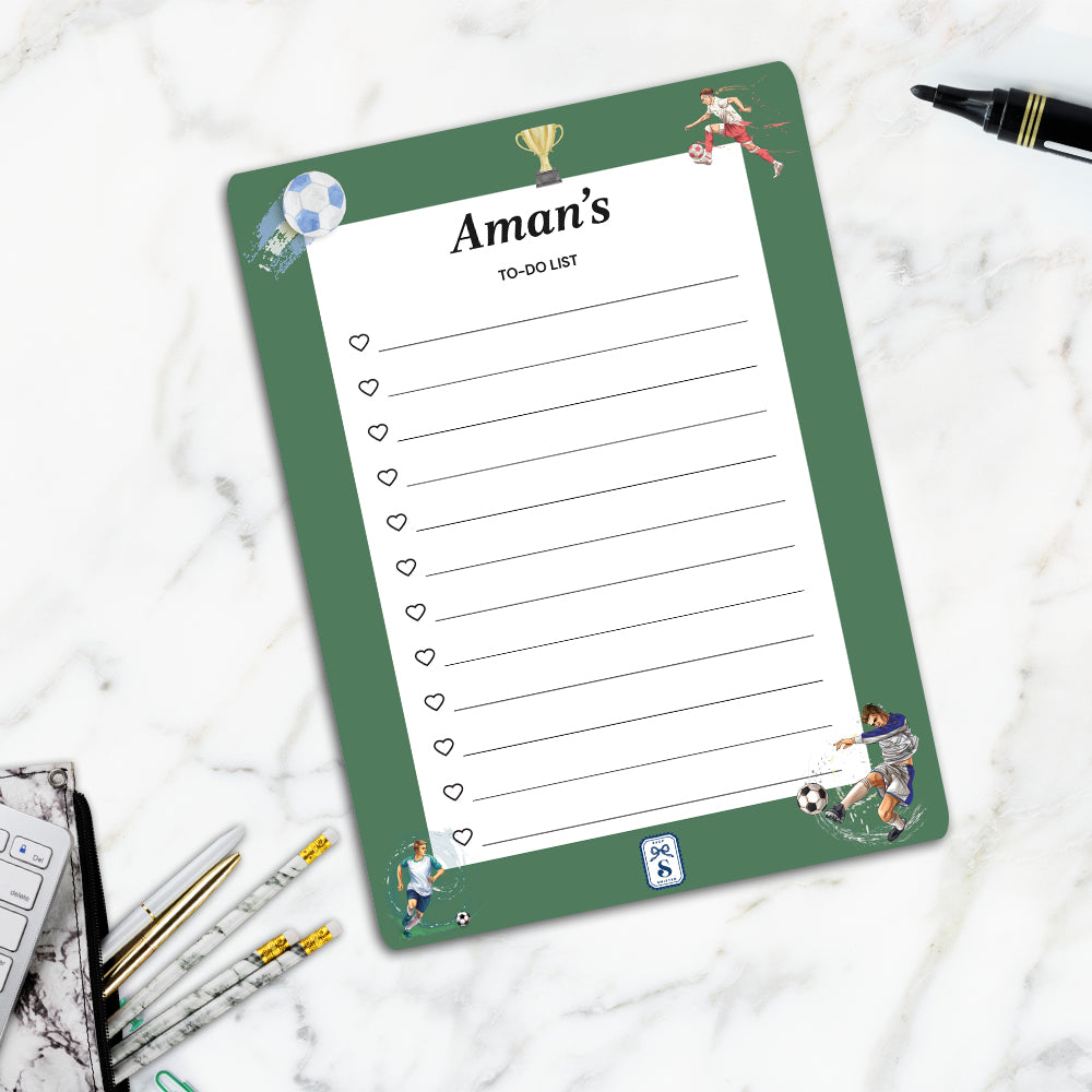 Football Fever Kids To-Do List