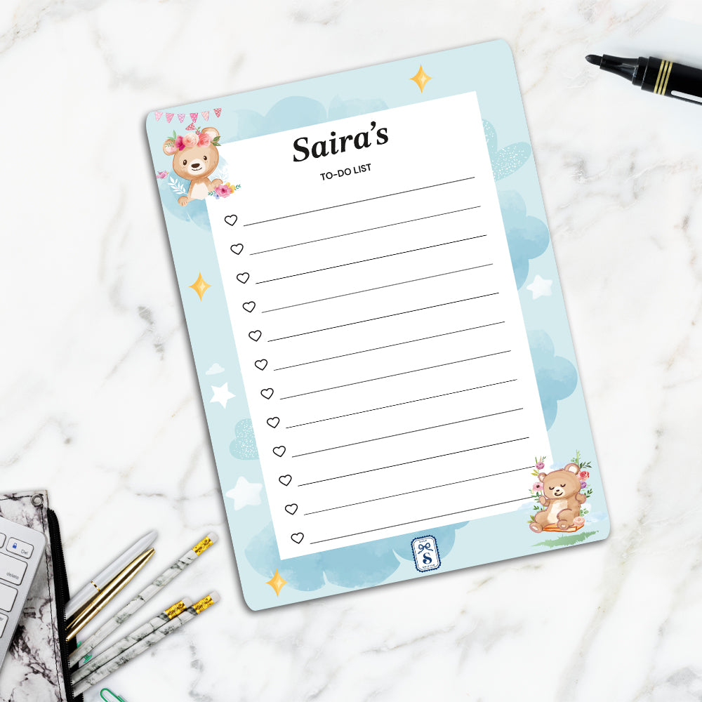 Lil Forest Friends Kids To-Do List