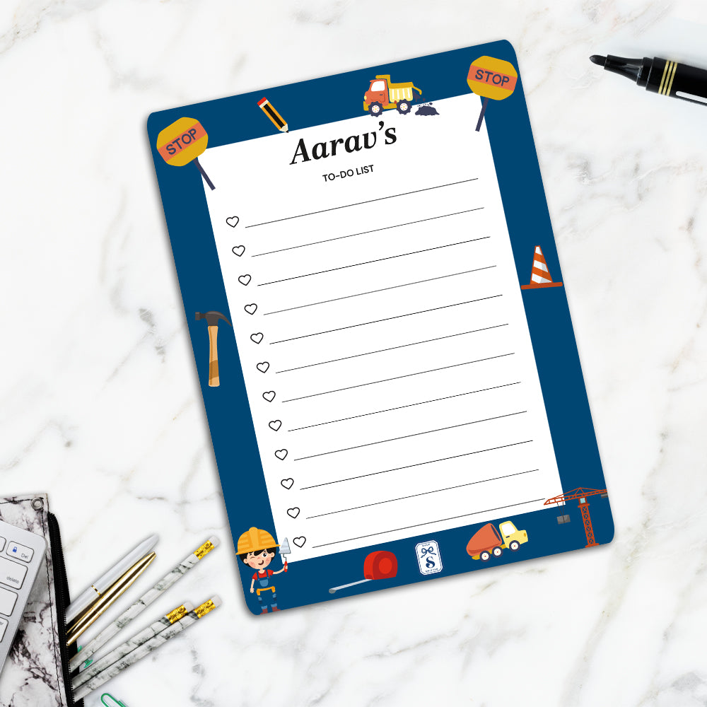 Little Builder Kids To-Do List