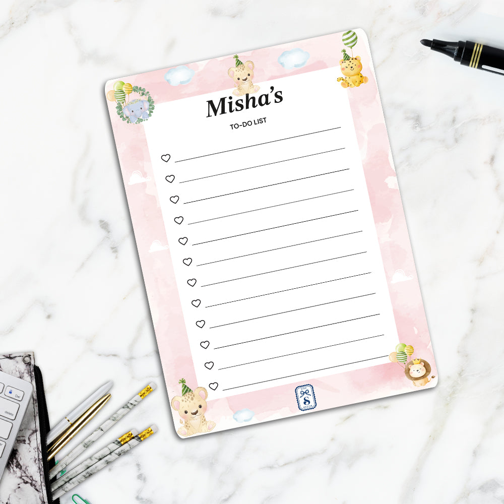 Safari Soiree Kids To-Do List