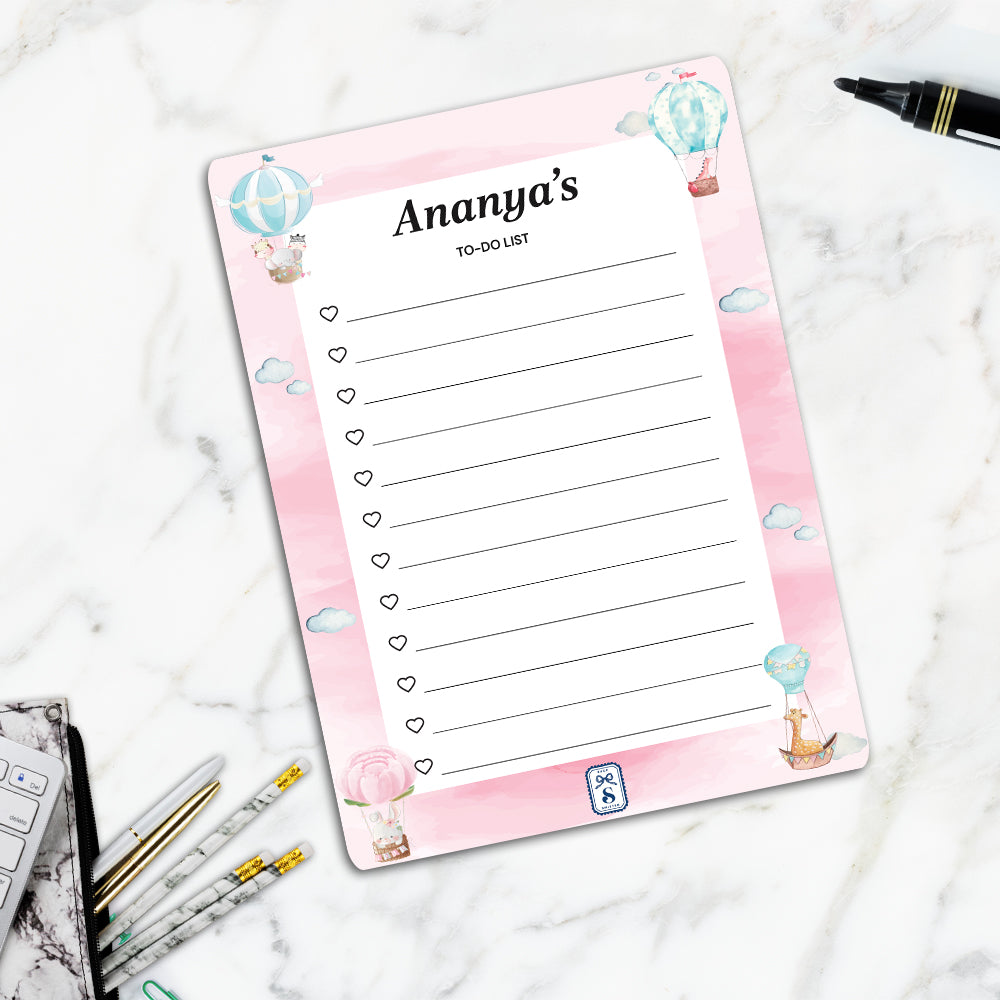 Happy Ballooners Kids To-Do List