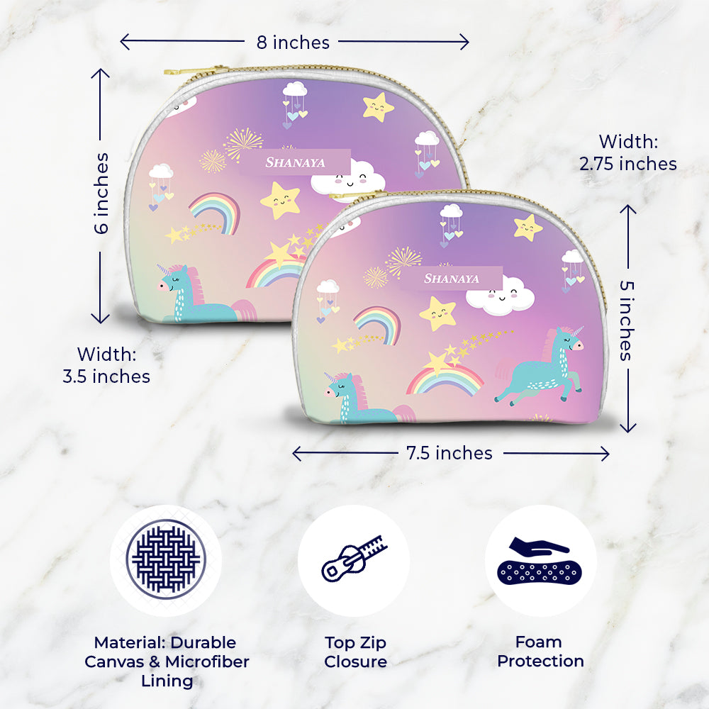 Unicorns & Rainbow Kids Pouch