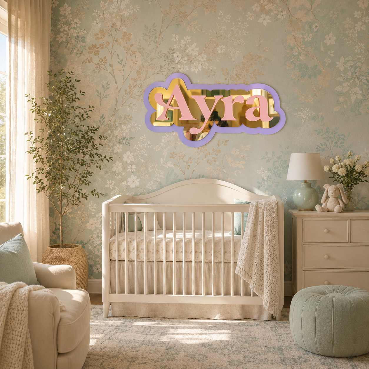 Pink Name Sign