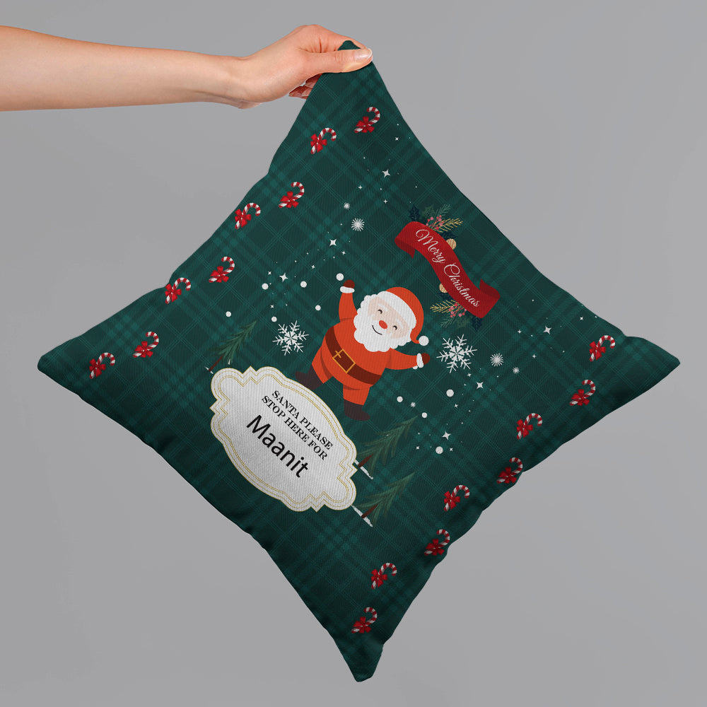 Merry Santa Christmas Cushion Cover