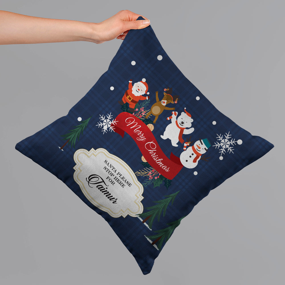 Lil X'mas Friends Christmas Cushion Cover