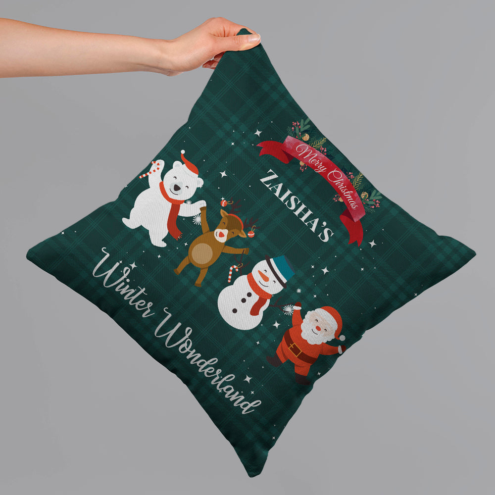 Lil X'mas Friends Christmas Cushion Cover