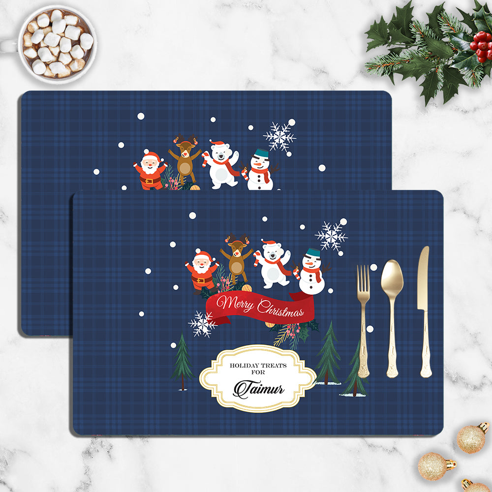 Lil X'mas Friends Christmas Tablemat