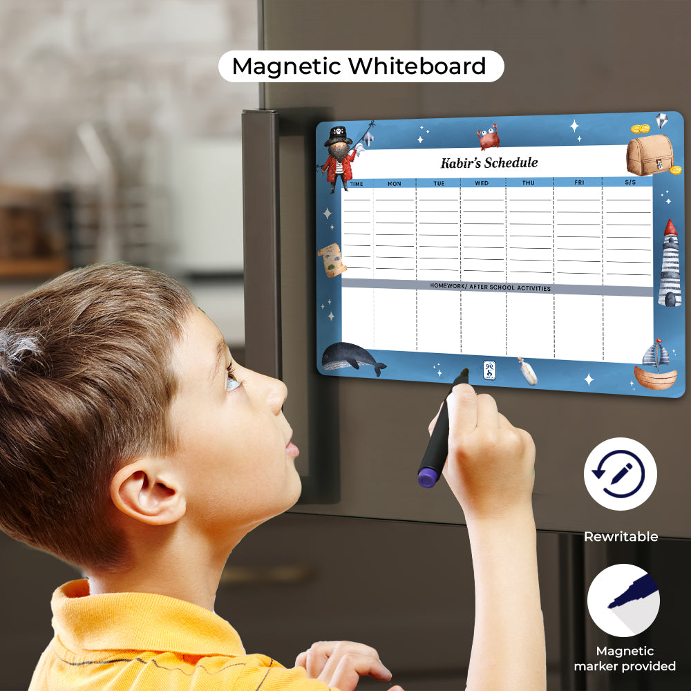 Treasure Island Kids Schedule Planner