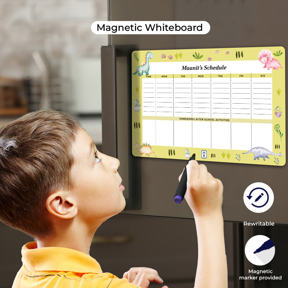 Dinoland Kids Schedule Planner