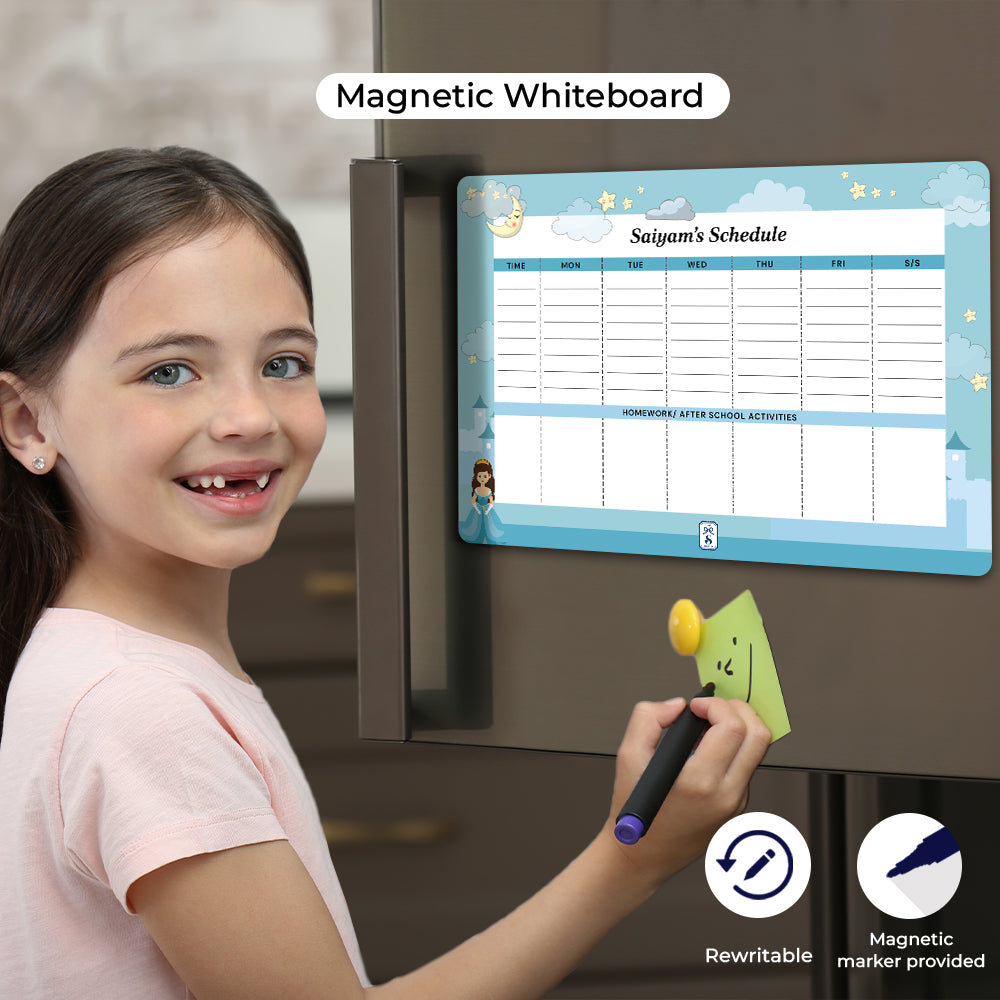 Princess Kids Schedule Planner