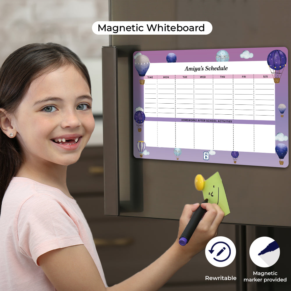 Night Flight Kids Schedule Planner